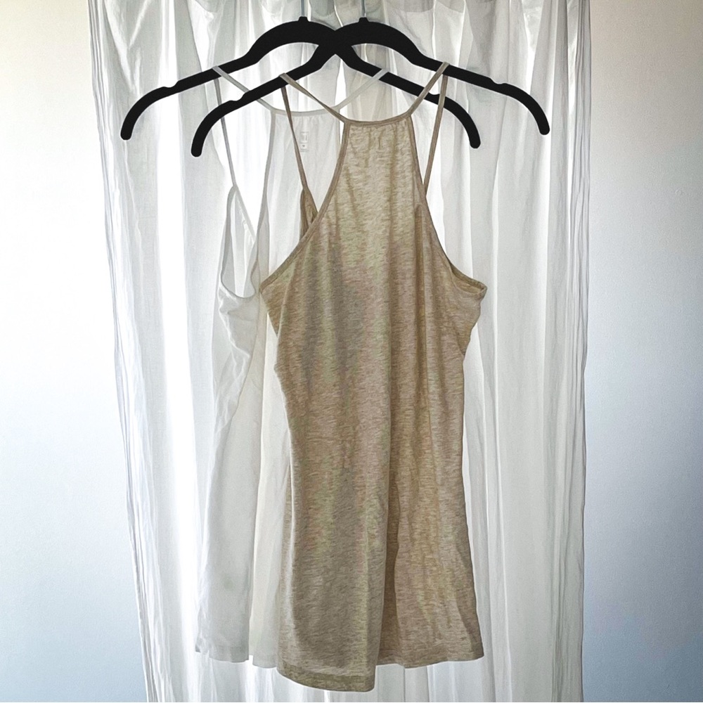 Gap Cotton Halter Top in White